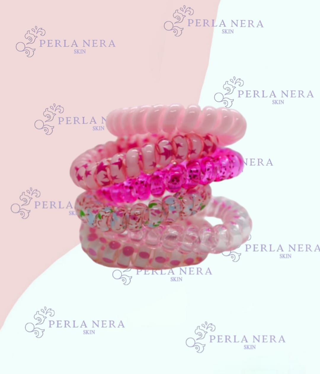 Elastici a spirale Rosa Spinning Pink