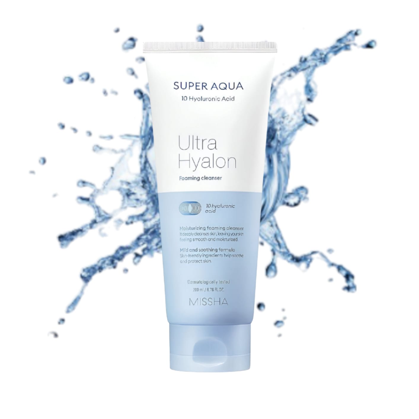 Missha Super Aqua Ultra Hyalron Cleansing Foam 200ml