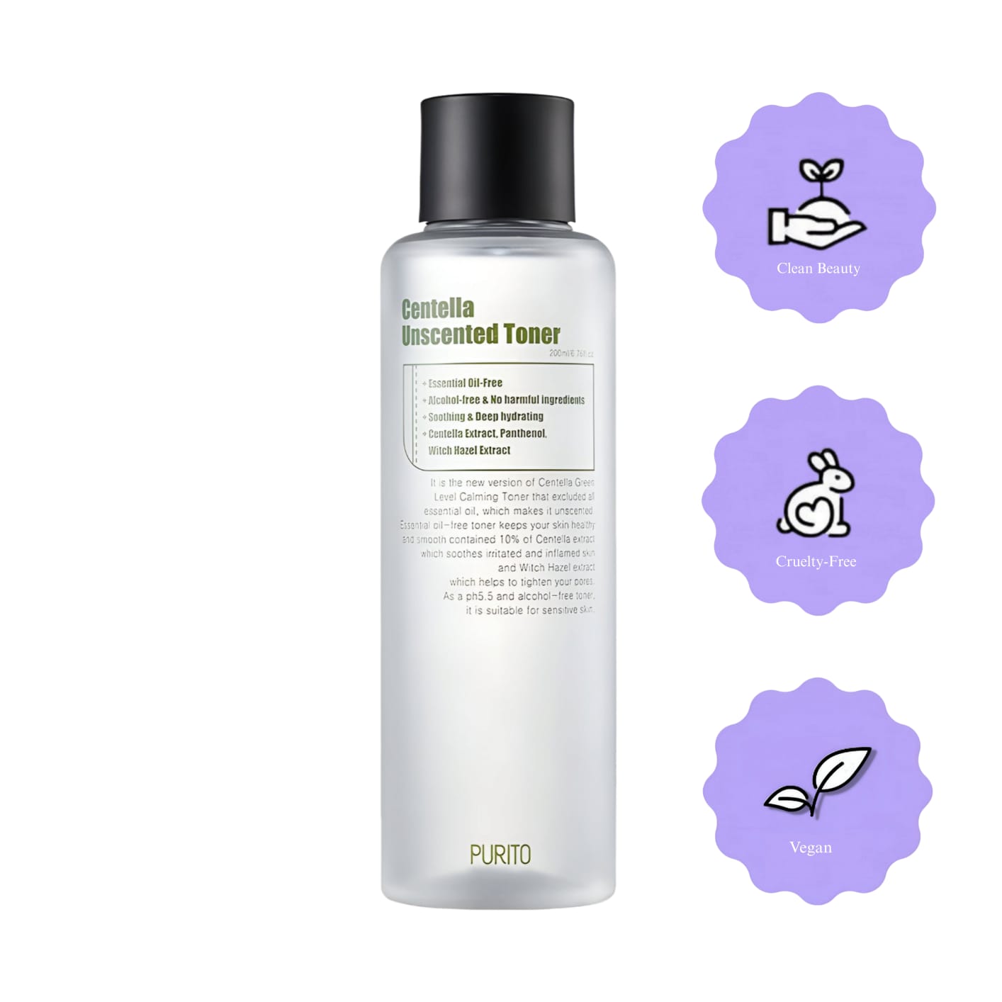 Purito Centella Unscented Toner 200ml