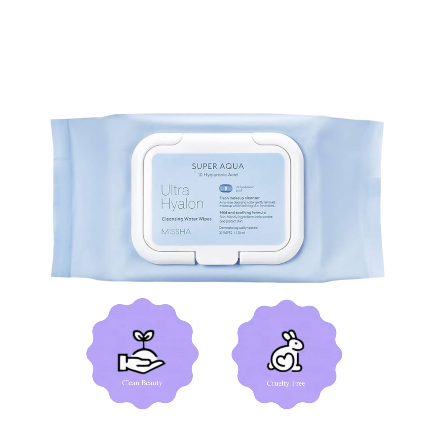 Missha Super Aqua Ultra Hyalron Cleansing Water Wipes