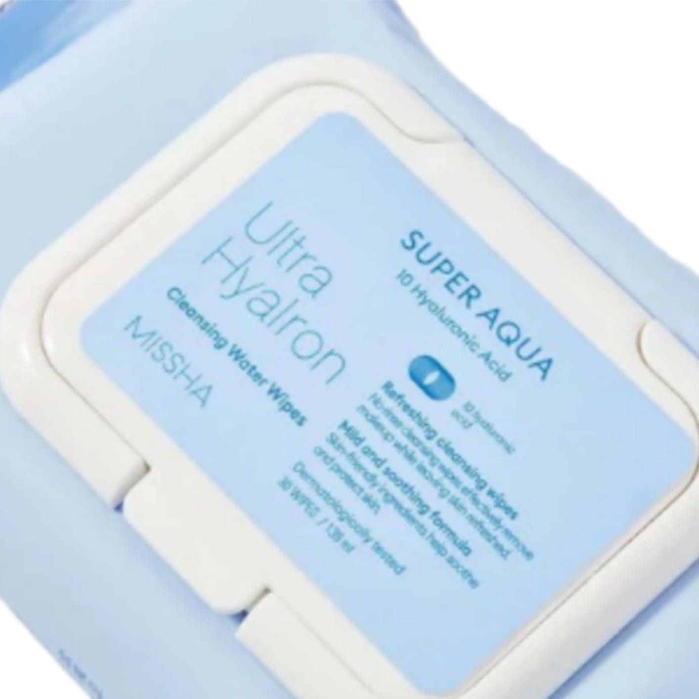 Missha Super Aqua Ultra Hyalron Cleansing Water Wipes
