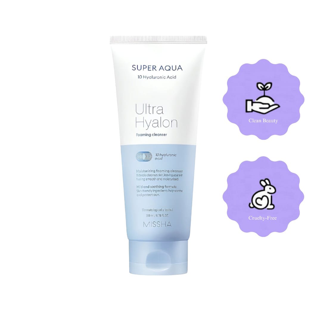 Missha Super Aqua Ultra Hyalron Cleansing Foam 200ml