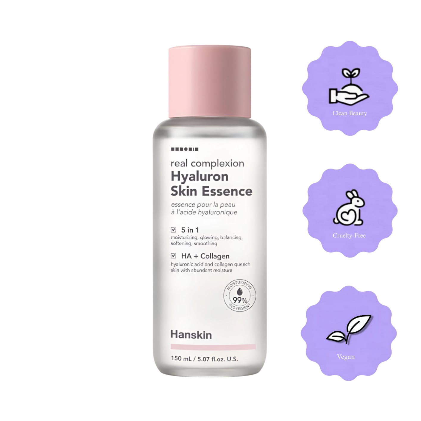 HanSkin Real Complexion Hyaluron Skin Essence 150ml