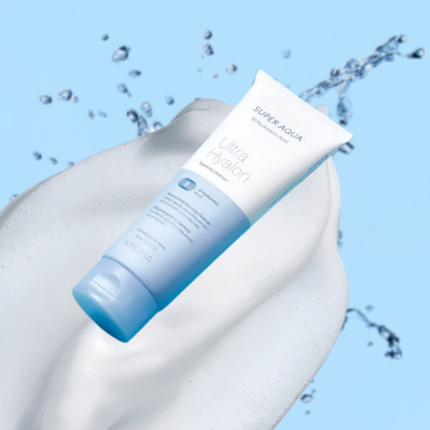 Missha Super Aqua Ultra Hyalron Cleansing Foam 200ml