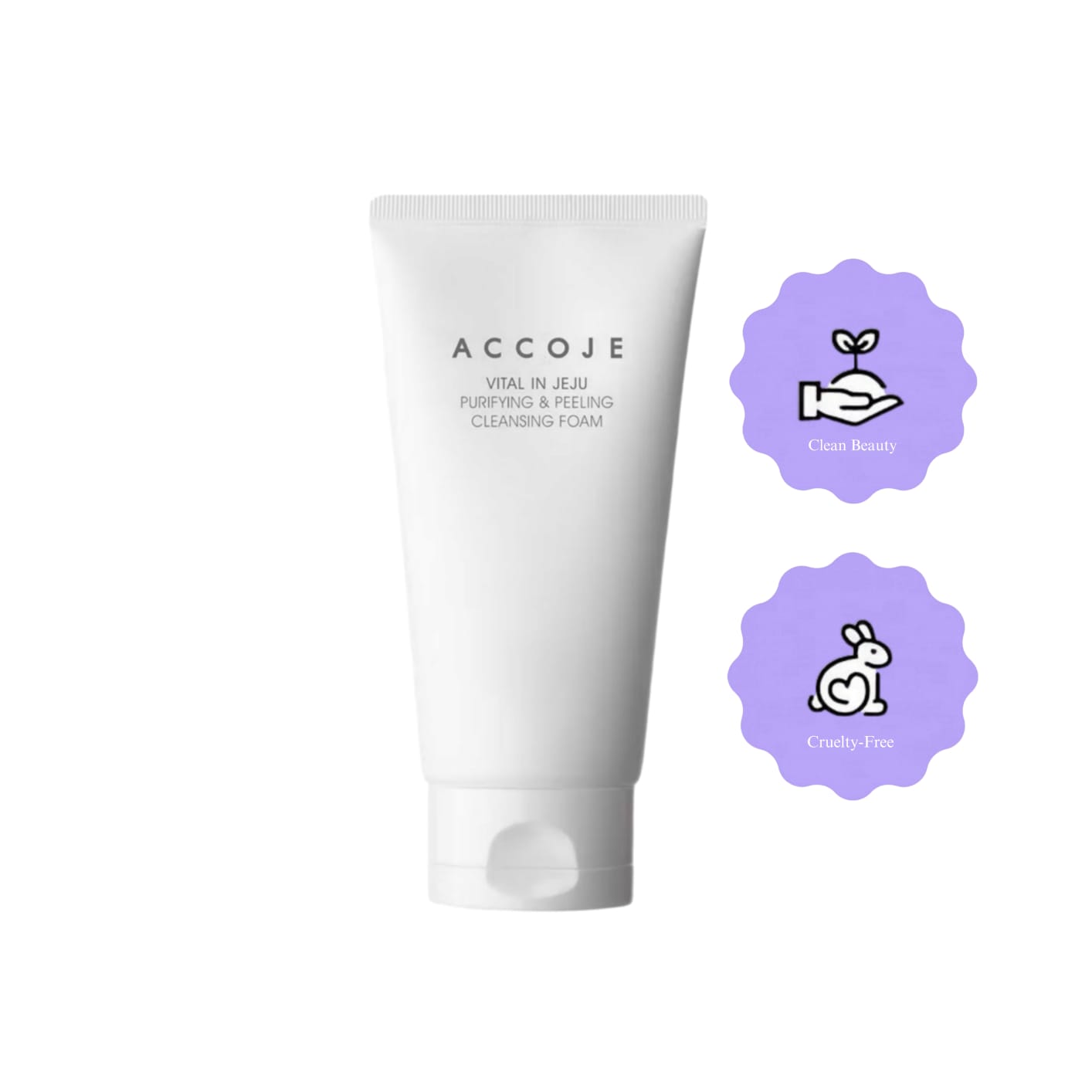 Accoje Vital in Jeju Purifying & Peeling Cleansing Foam 150ml