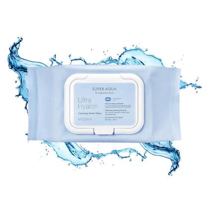 Missha Super Aqua Ultra Hyalron Cleansing Water Wipes